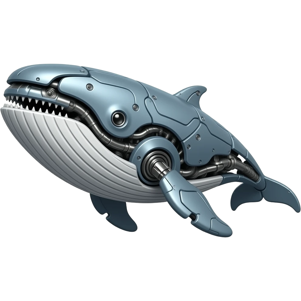 biomechainical whal emoji