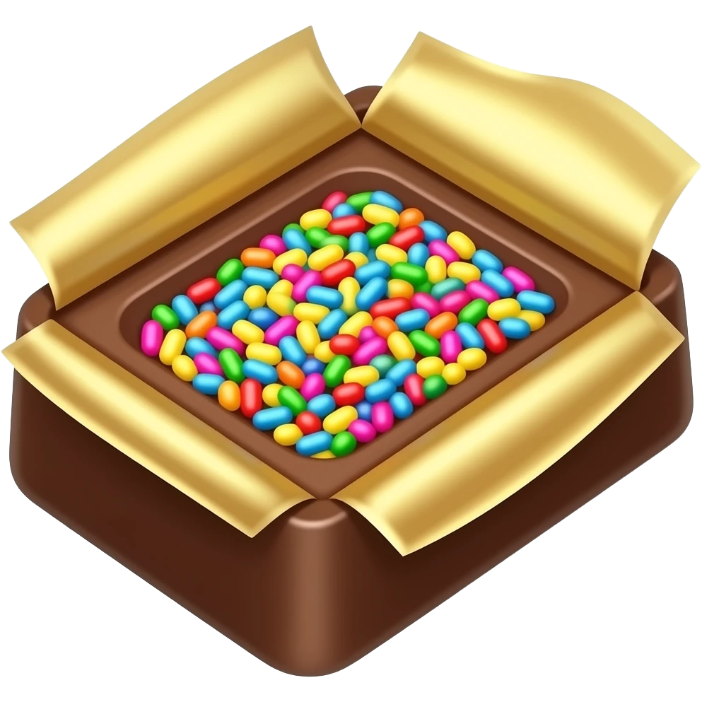 box with choclate sprinkles emoji