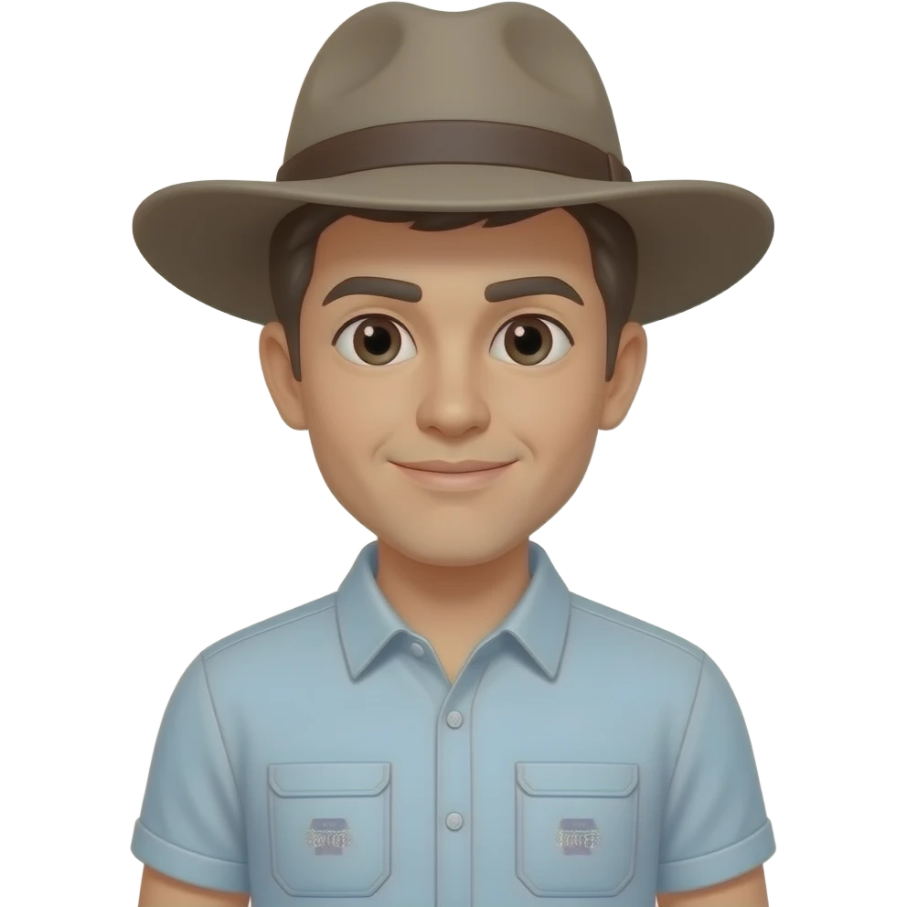 this existing image is great, do not change. only small modifications:just slightly less grey hair and no image on the pocket. please put the previous text into the left and right pockets instead. slightly broader hat emoji