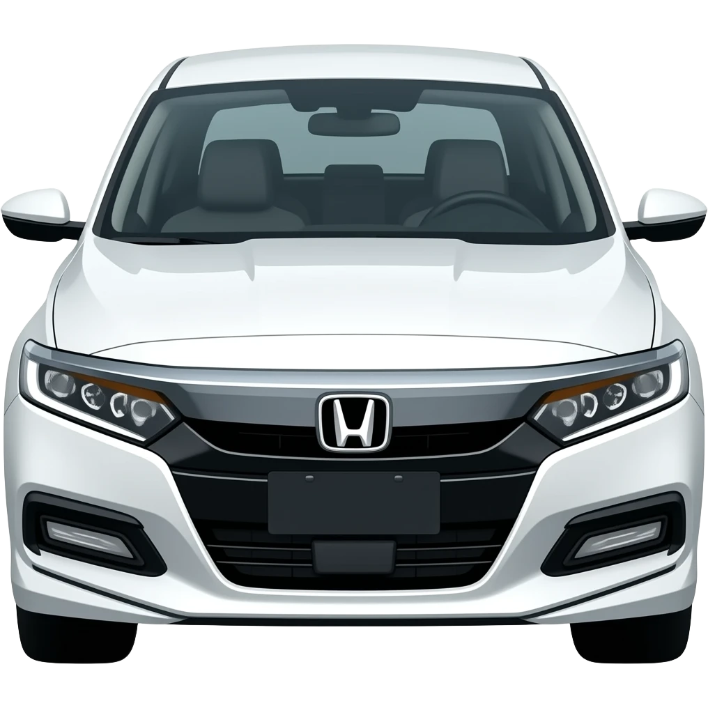 White Honda accord emoji