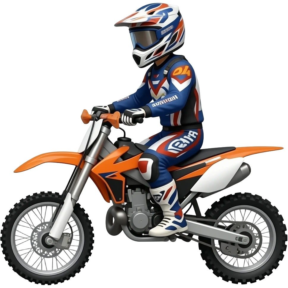Dirt bike racer emoji
