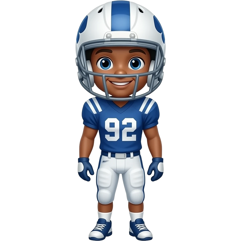 cute football smile emoji