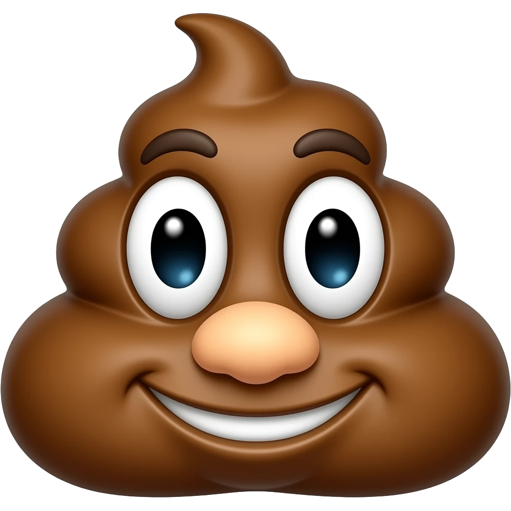 the words poo crew emoji