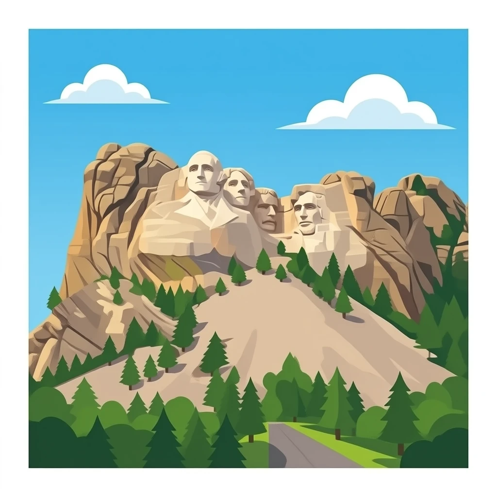 Mount rushmore national memorial emoji