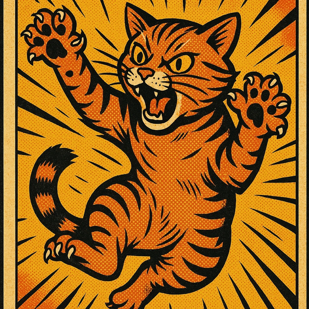cat attack emoji