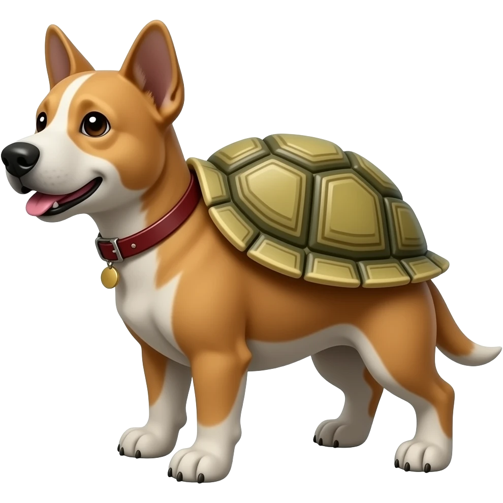 turtle mixed with dog emoji