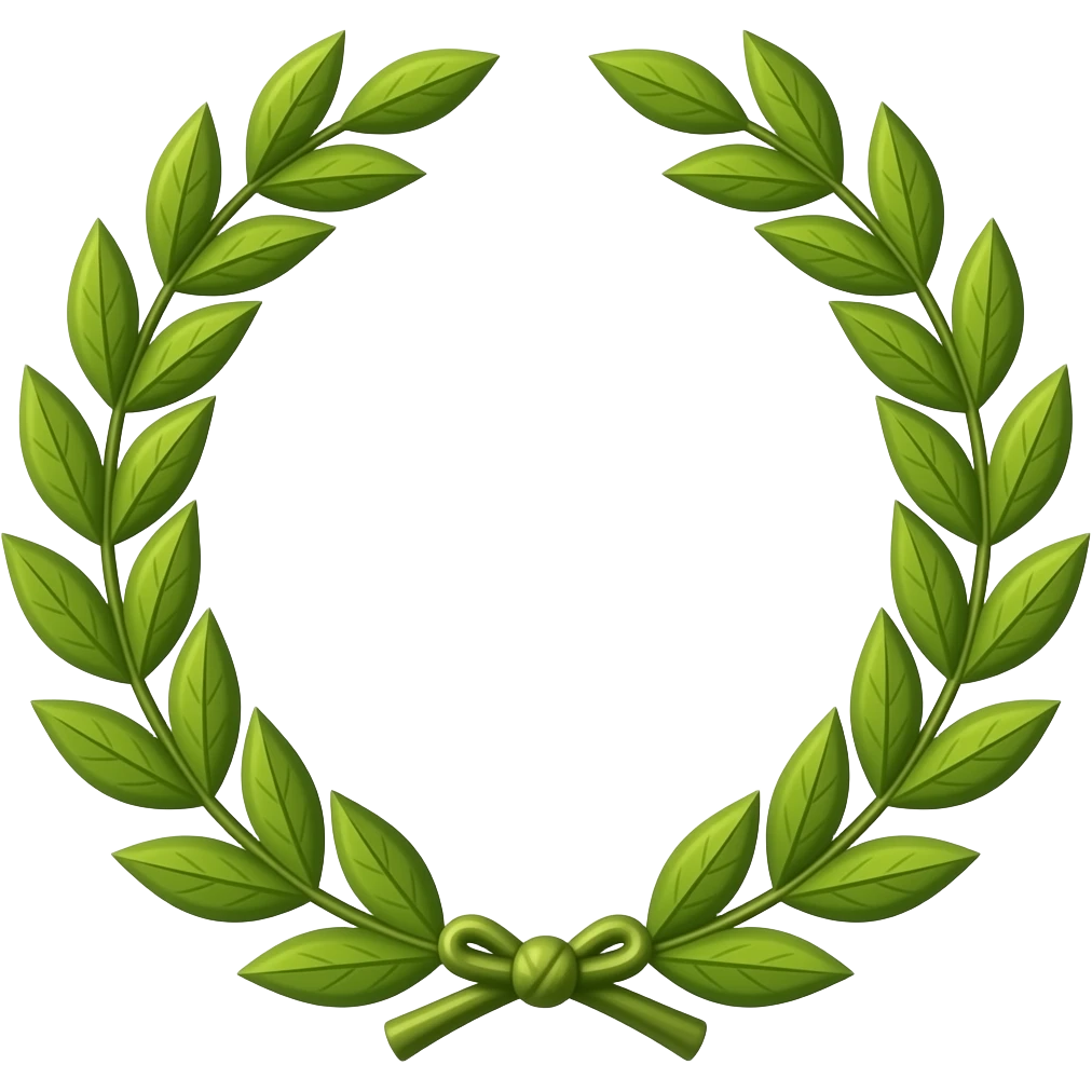 Couronne de laurier style empereur romain emoji