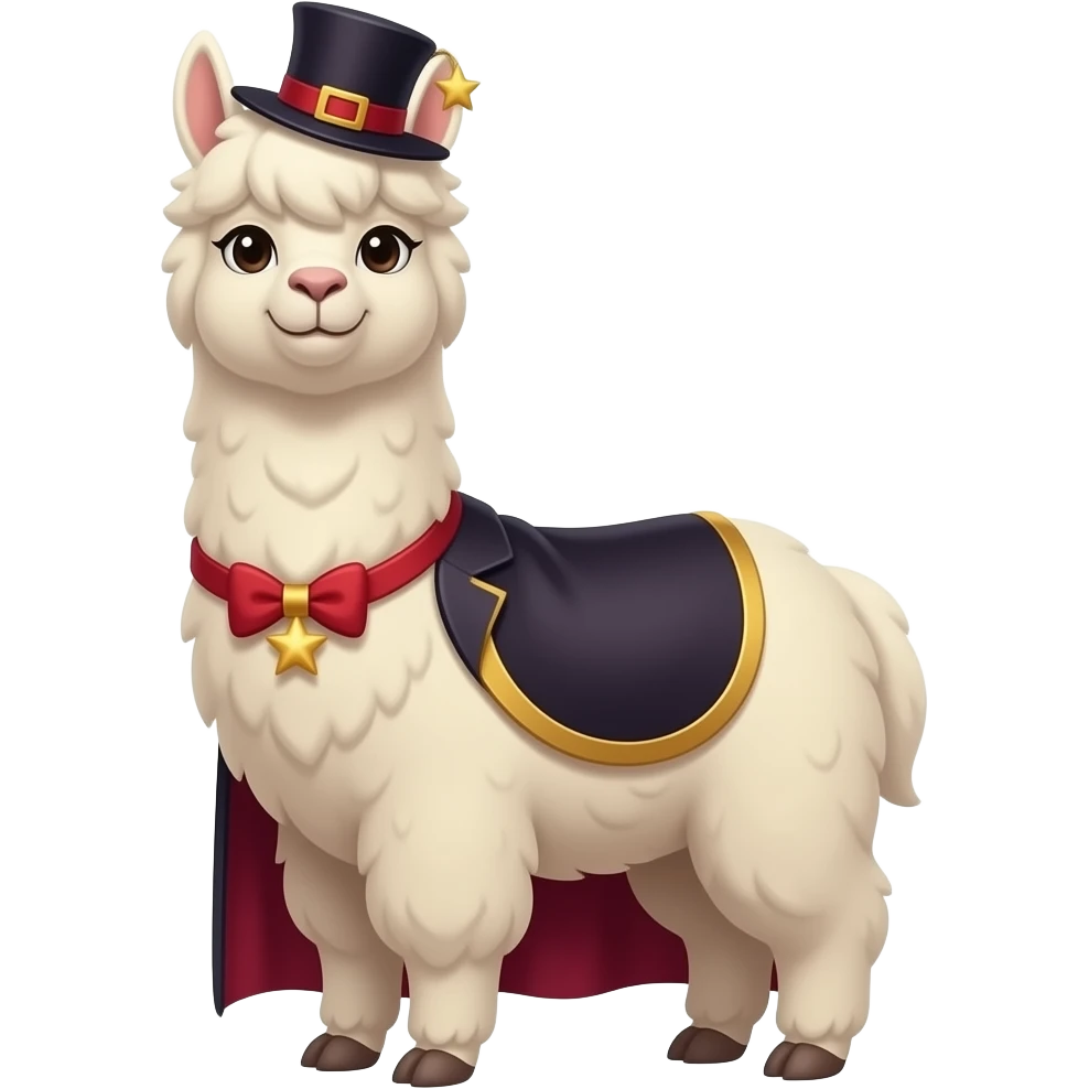 Llama magician emoji