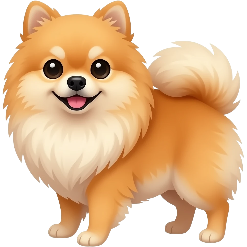 Pomeranian dogs emoji