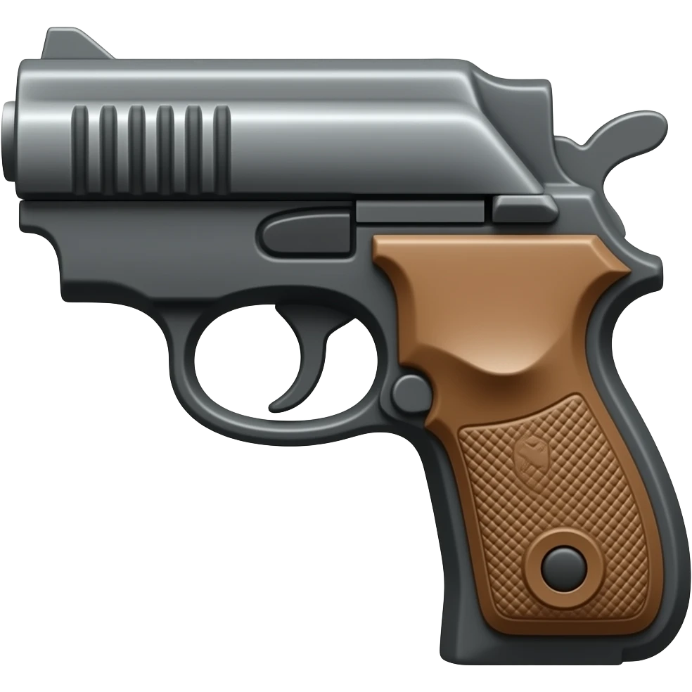 In a gun emoji