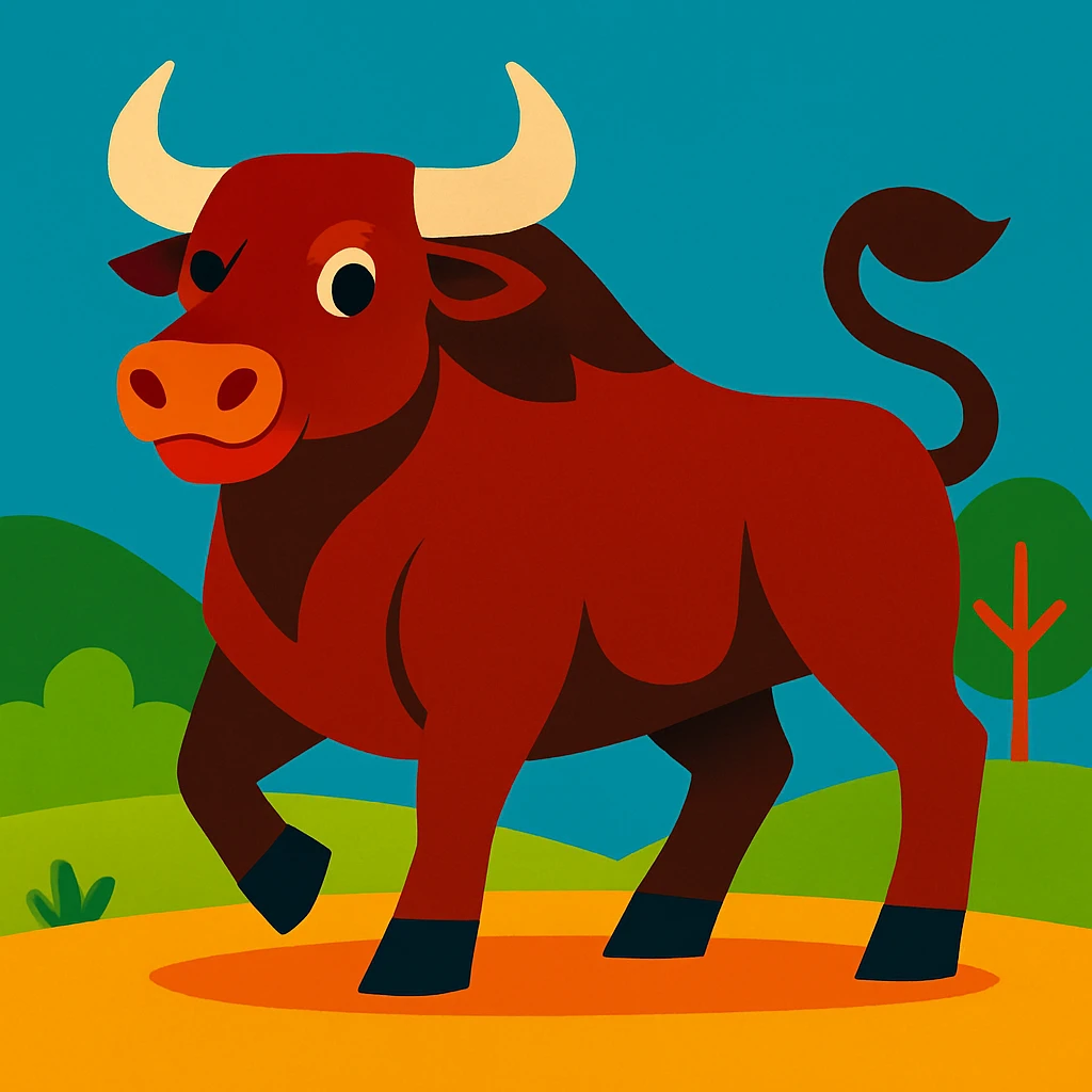 Big bull emoji