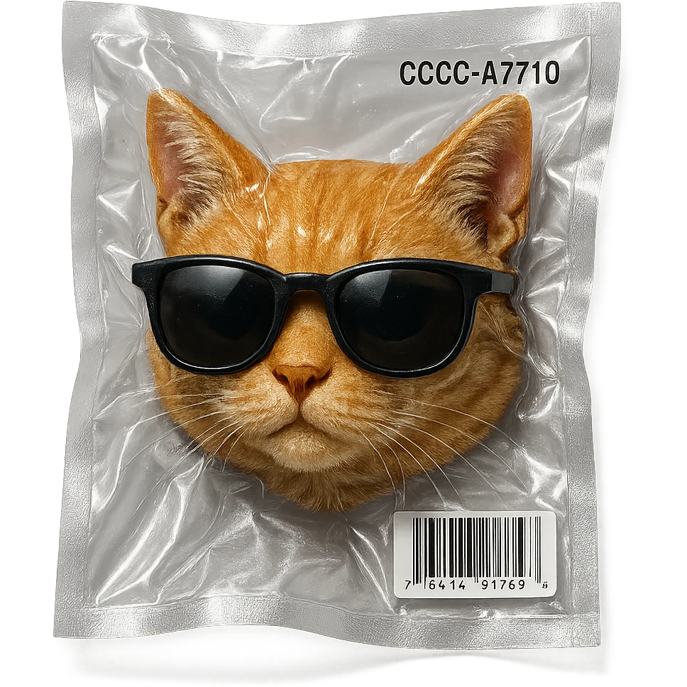 Cat wearing sunglasses emoji
