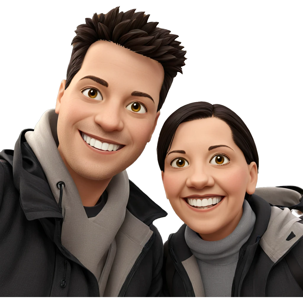 happy boys enjoying outdoor day emoji