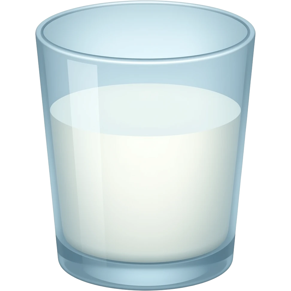 milk in glass emoji