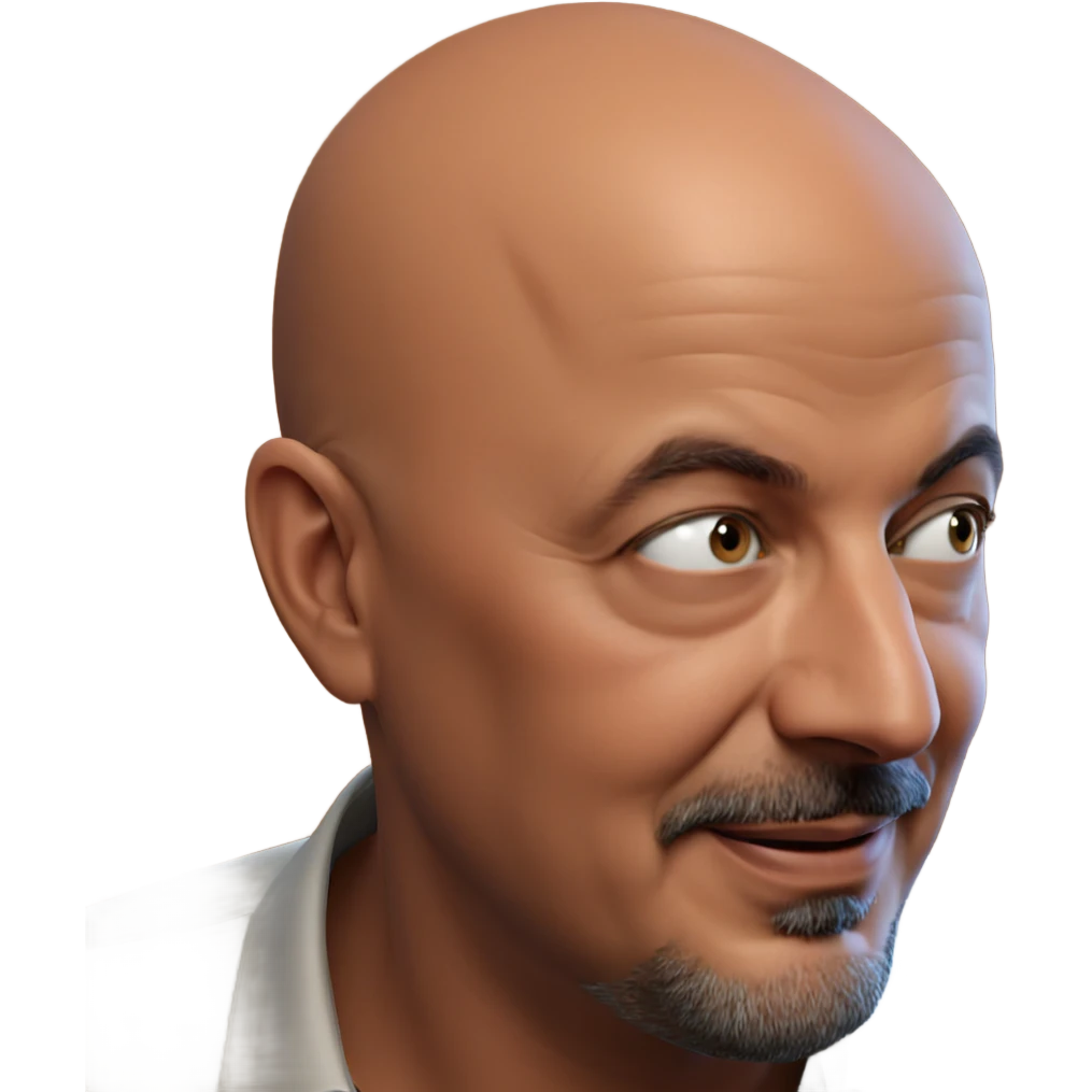 bald man meme portrait emoji