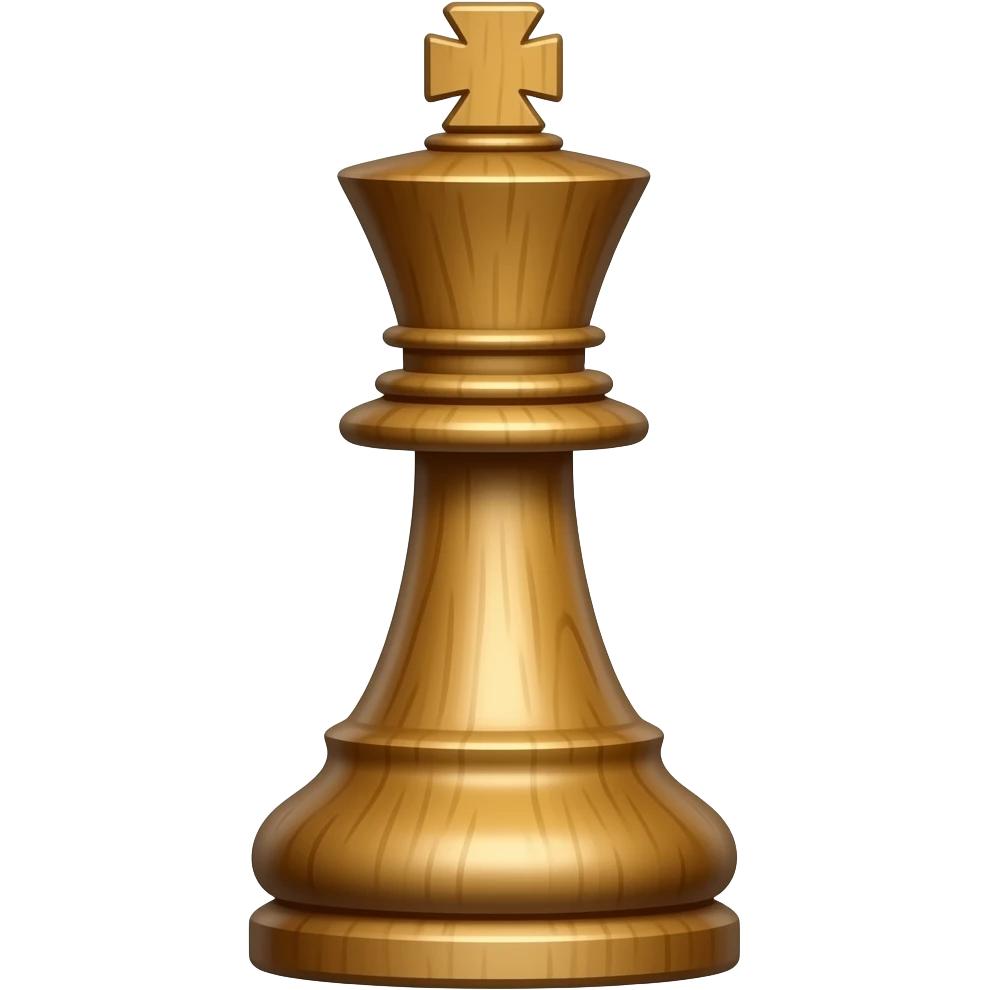king chess wood emoji