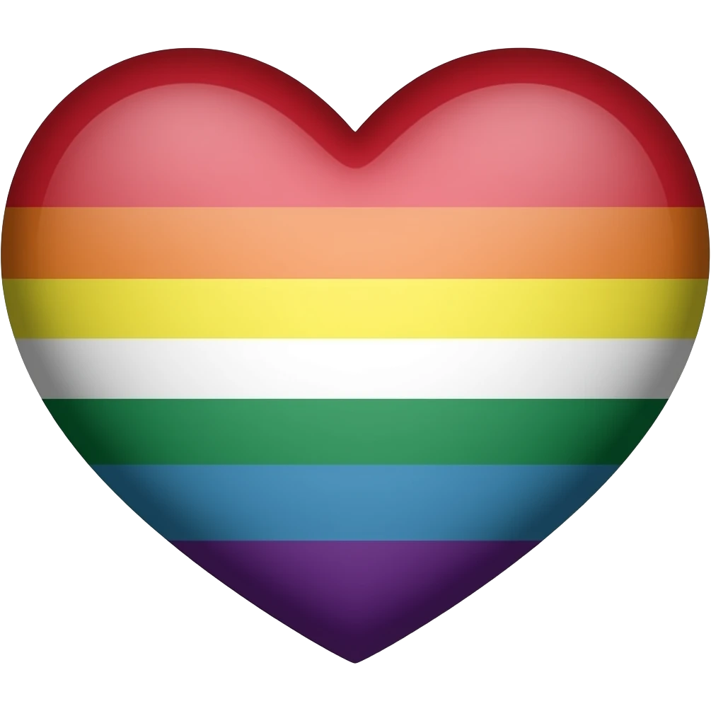 a heart in the colors of the aromantic flag emoji