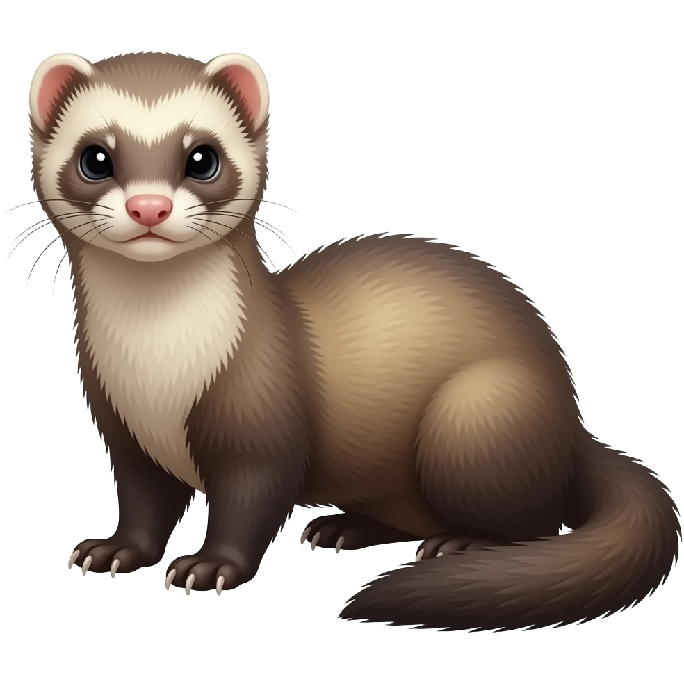 The brooding ferret emoji