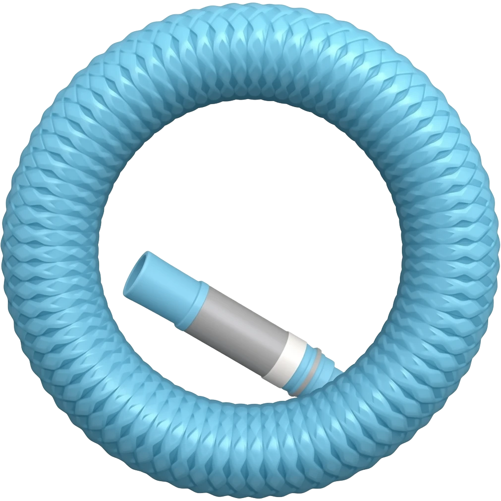 #B8FFFF plastic  hose. emoji