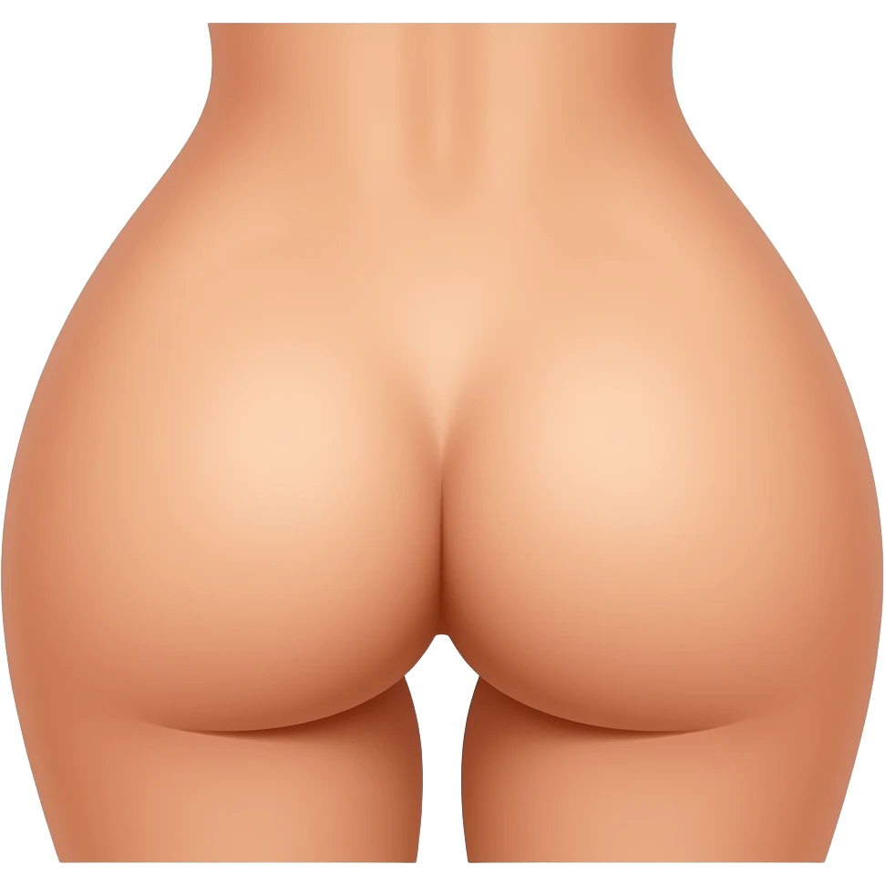 Female ass naked emoji