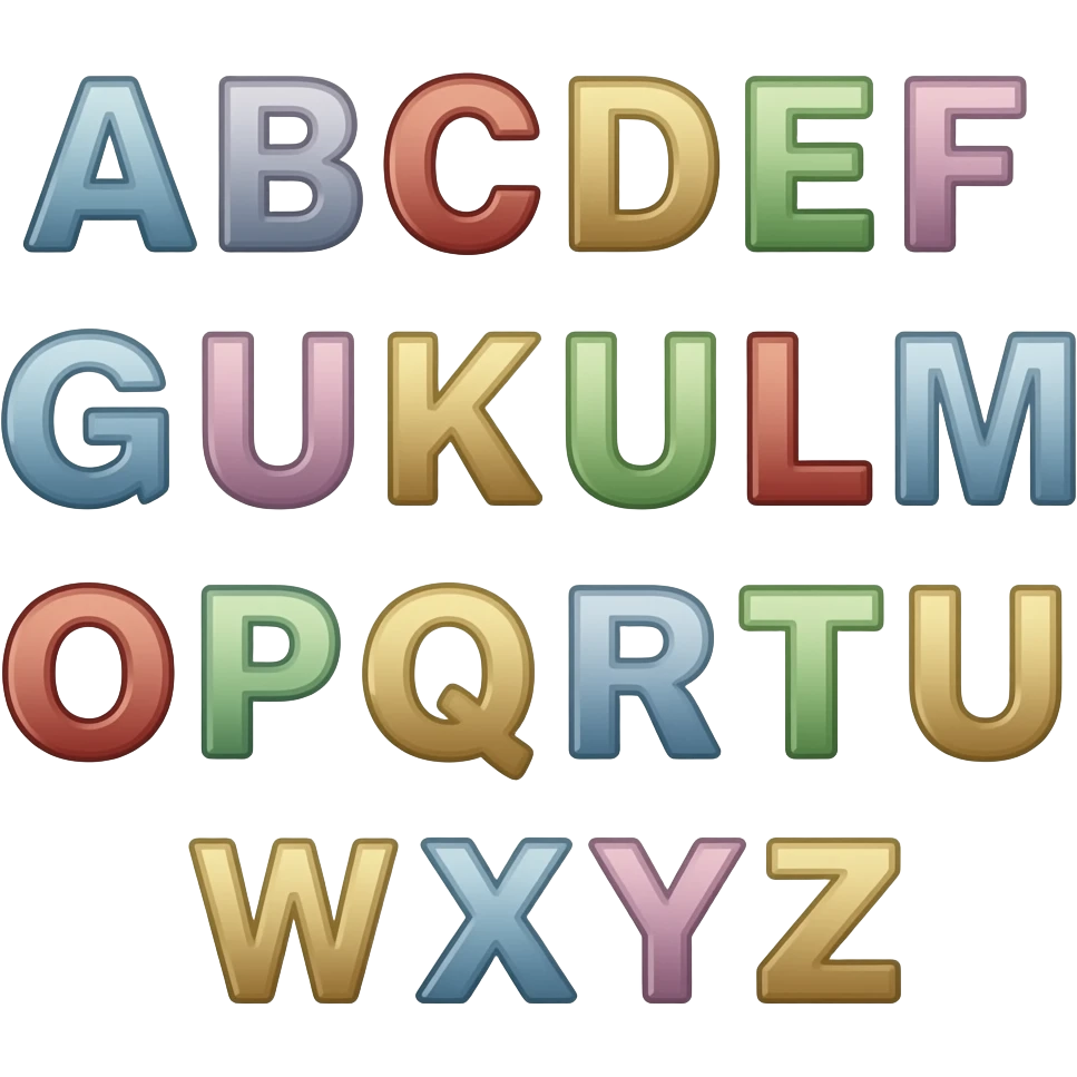 abcdefghijklmnopqrstuvwxyz emoji