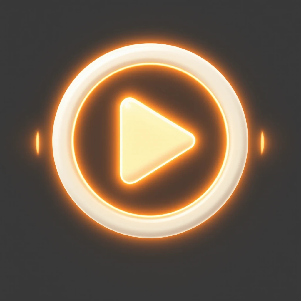 Graphic: 🎥 Play button icon (white) with yellow glow.
Animation: Play button pulses softly.
Background: Transparent.


 emoji