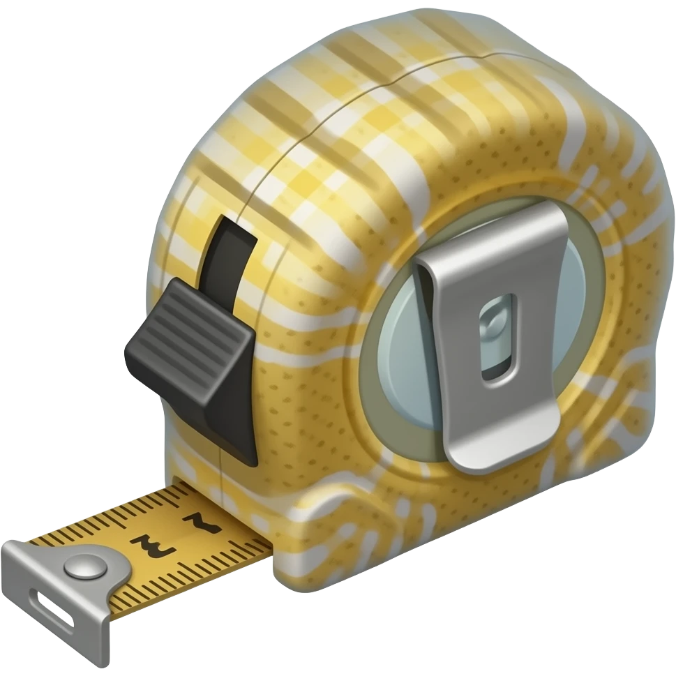 tape measure tissu emoji
