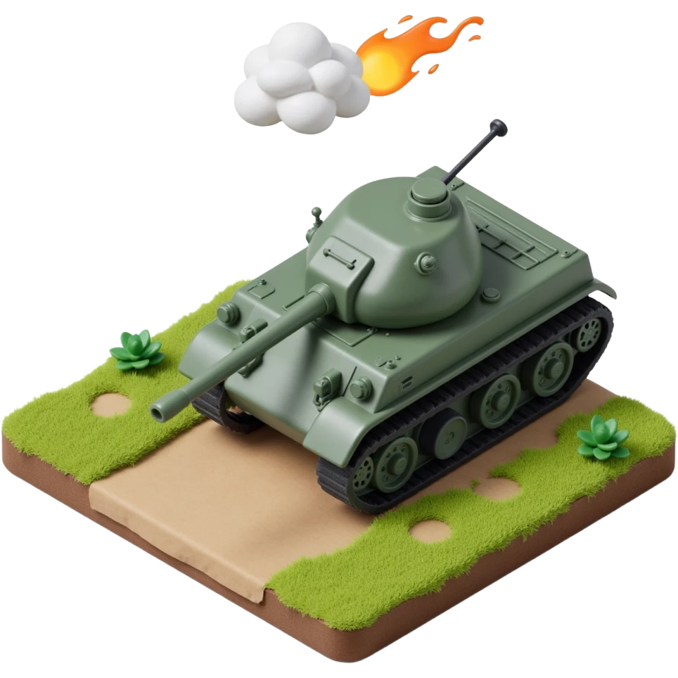 fighter next to a tank
 emoji