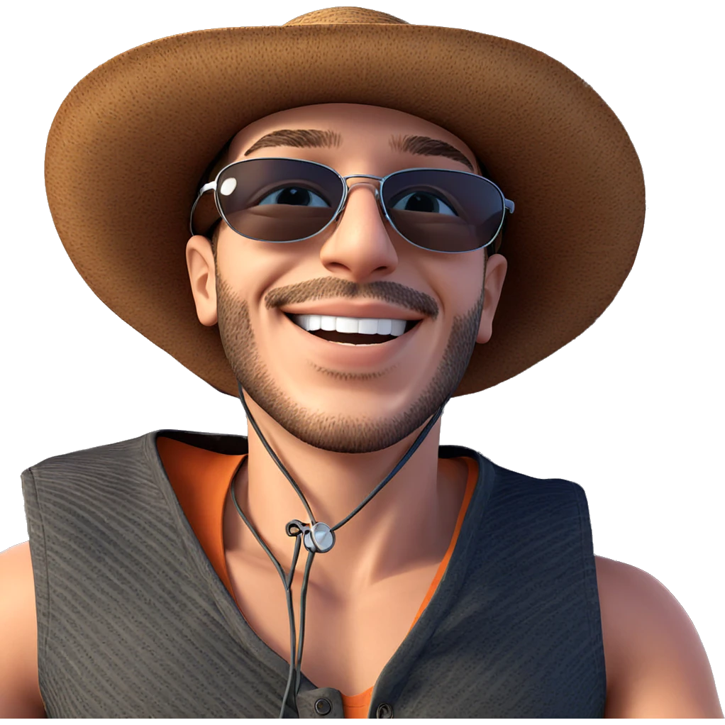 smiling boy in sunglasses emoji