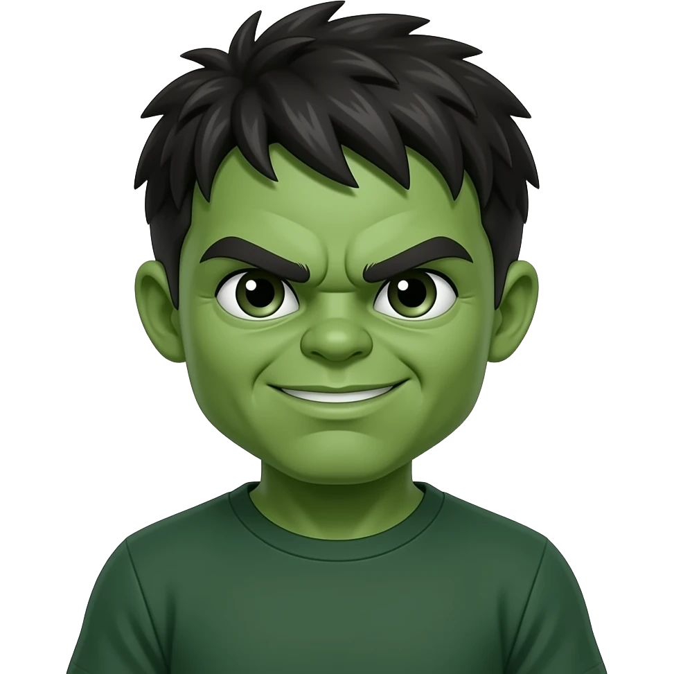 Young hulk emoji