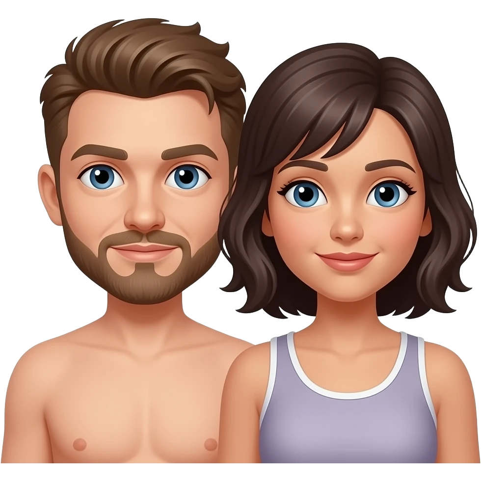 Topless Couple emoji