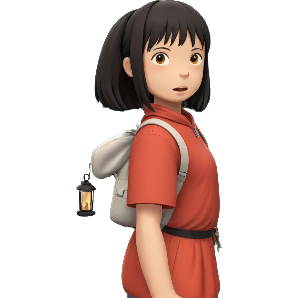 girl with lantern in hand emoji