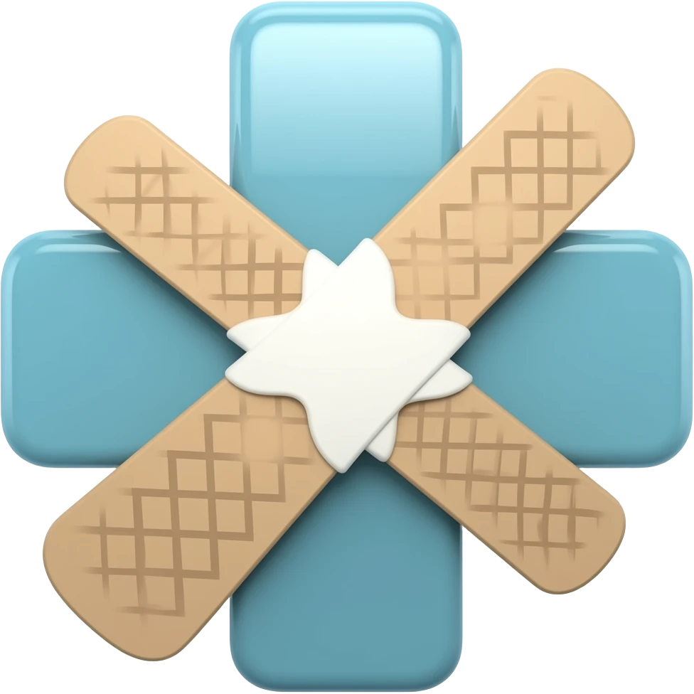 pharmacy cross plaster emoji