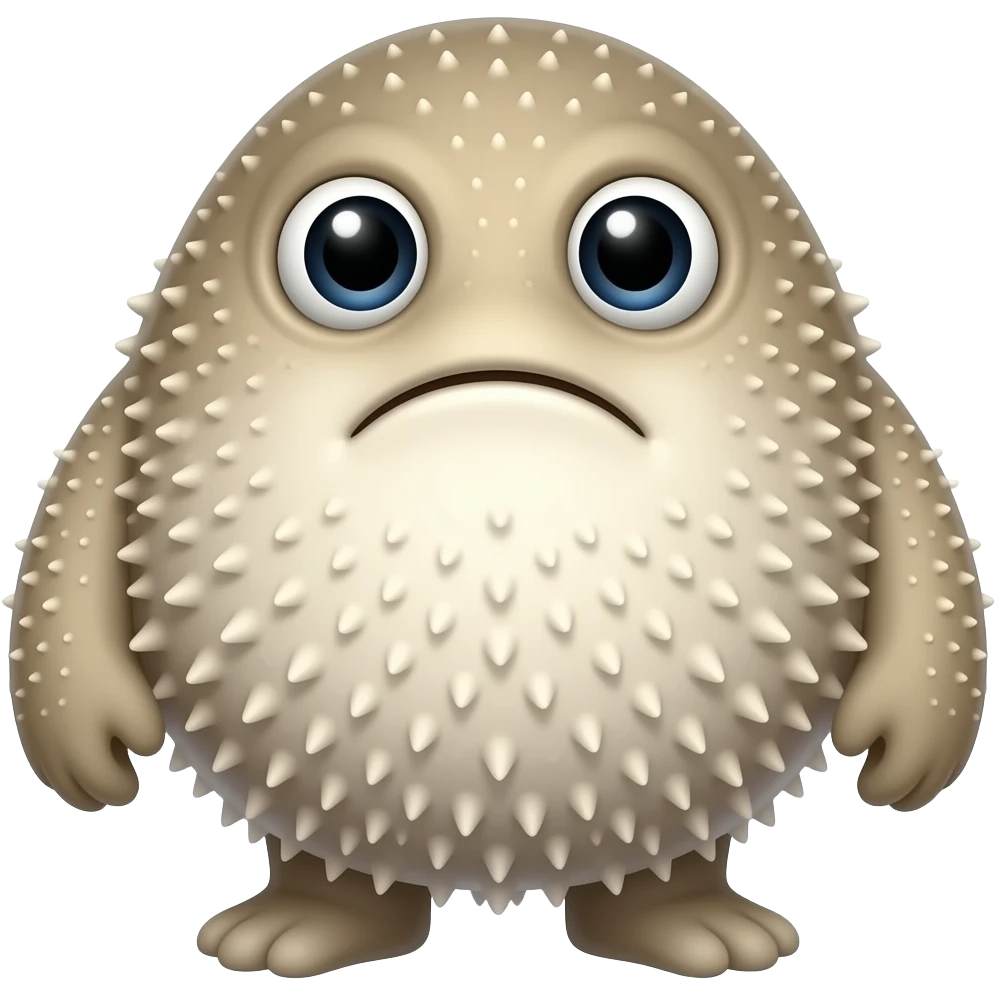 Ugly blobfish emoji emoji
