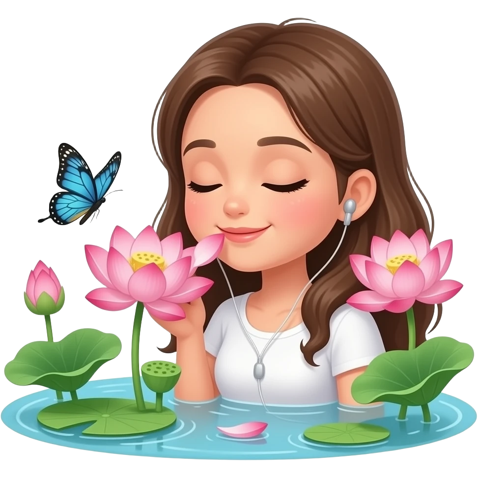 🪷🦋🎶 my friend in flower I like to smell everybody two leaves everybody's fun dude we play as way we play as play 🎶 emoji