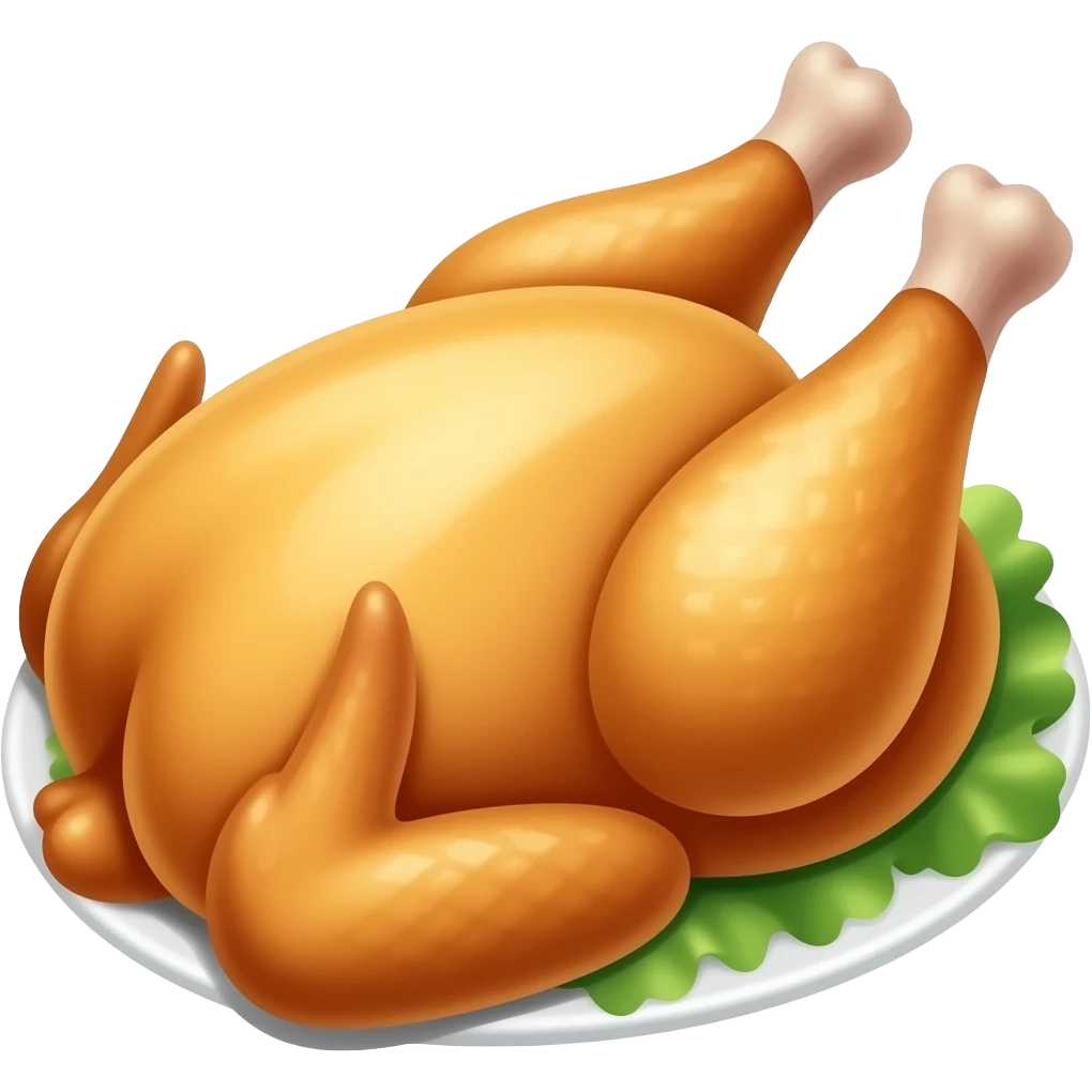 pollo cocinado emoji