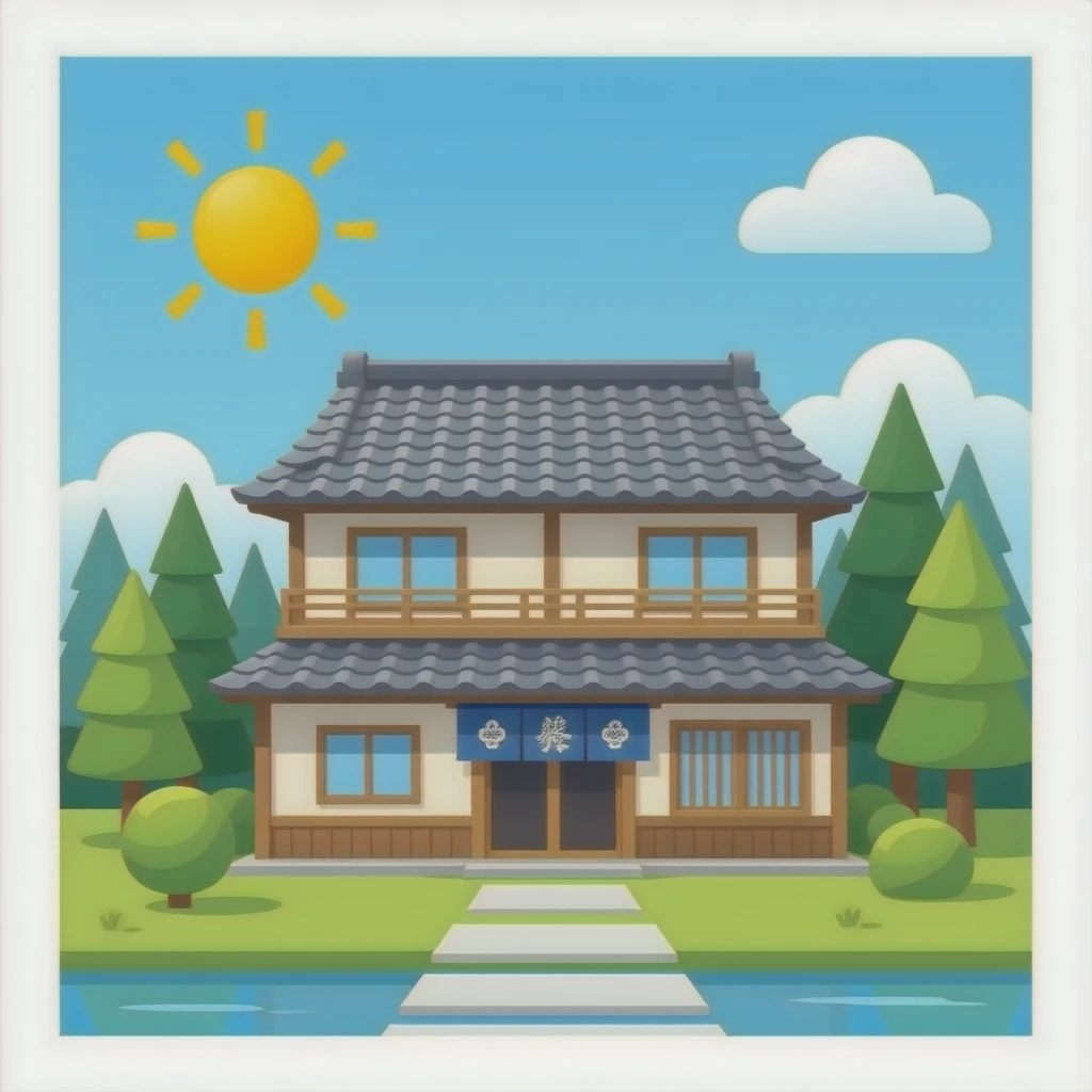 Japanese accommodation emoji