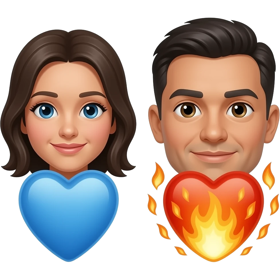 💙❤️‍🔥 emoji