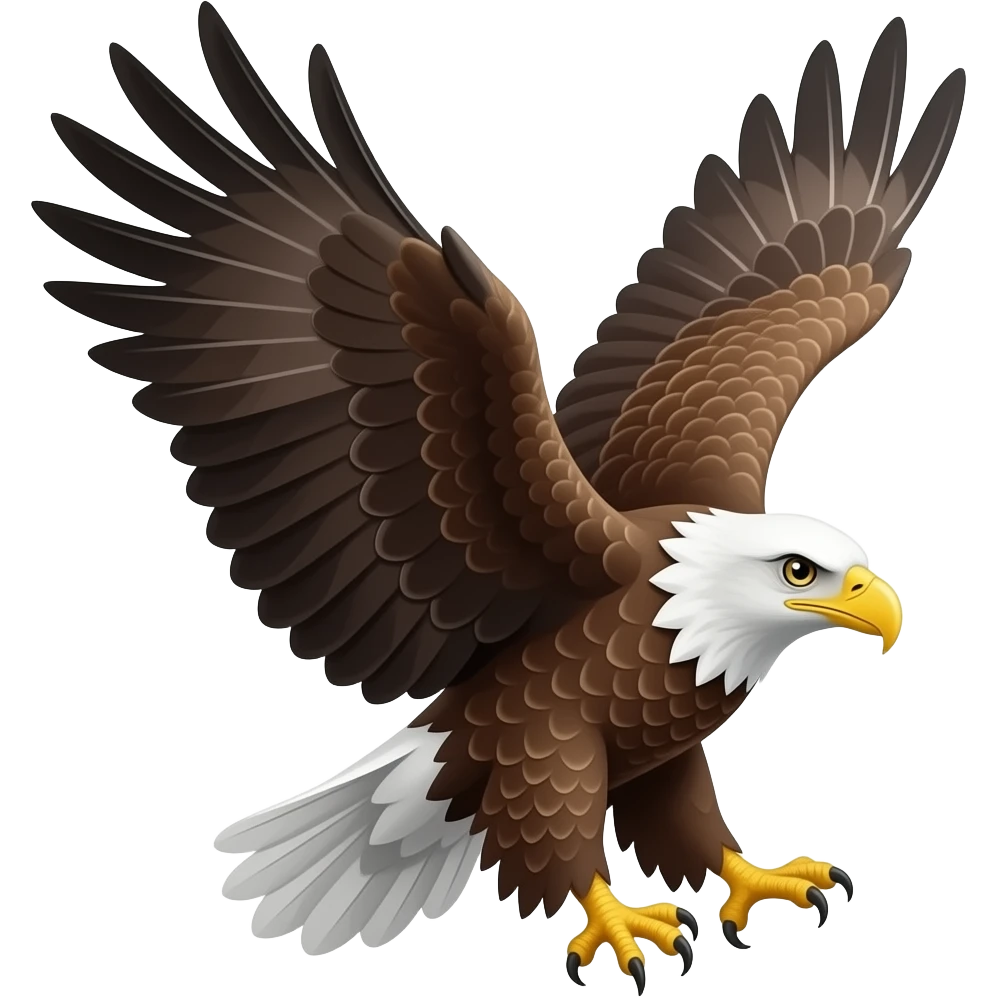 Kartal kanatları açık yana baksın sğaa baksın emoji