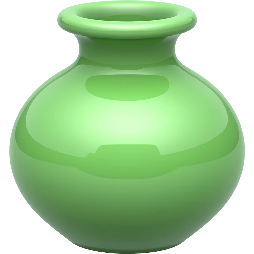 green vase emoji
