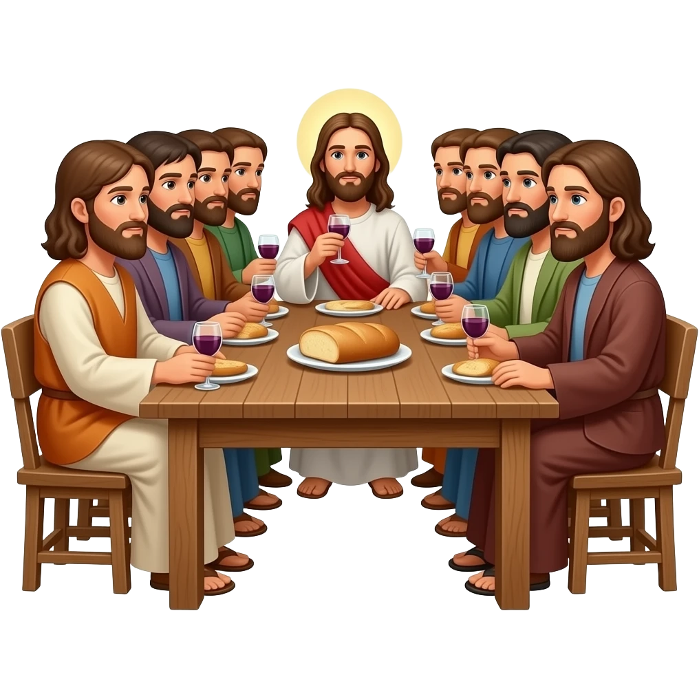 The last supper emoji