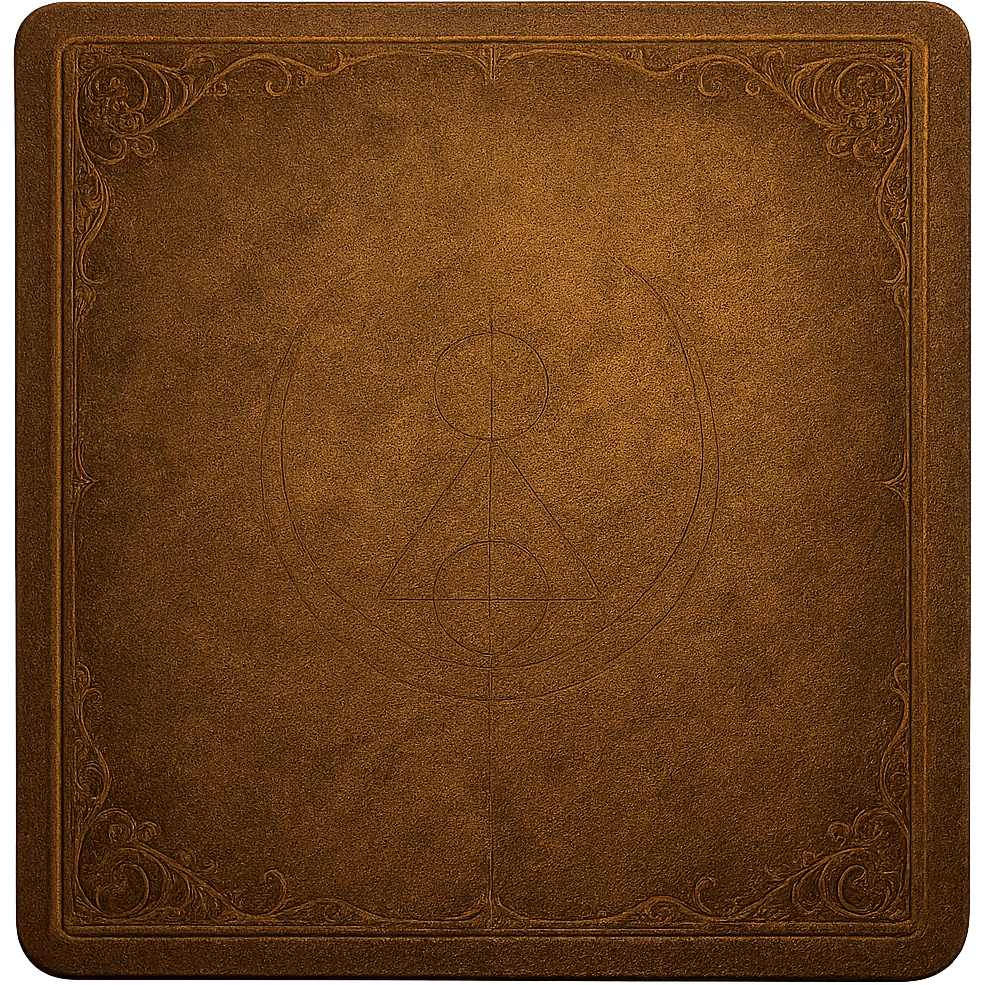 Create the top/front layer of an ornate folder, matching the exact look and style of the provided ornate folder image. This layer should cover the contents, similar to the top layer in the example. Maintain a transparent background. emoji