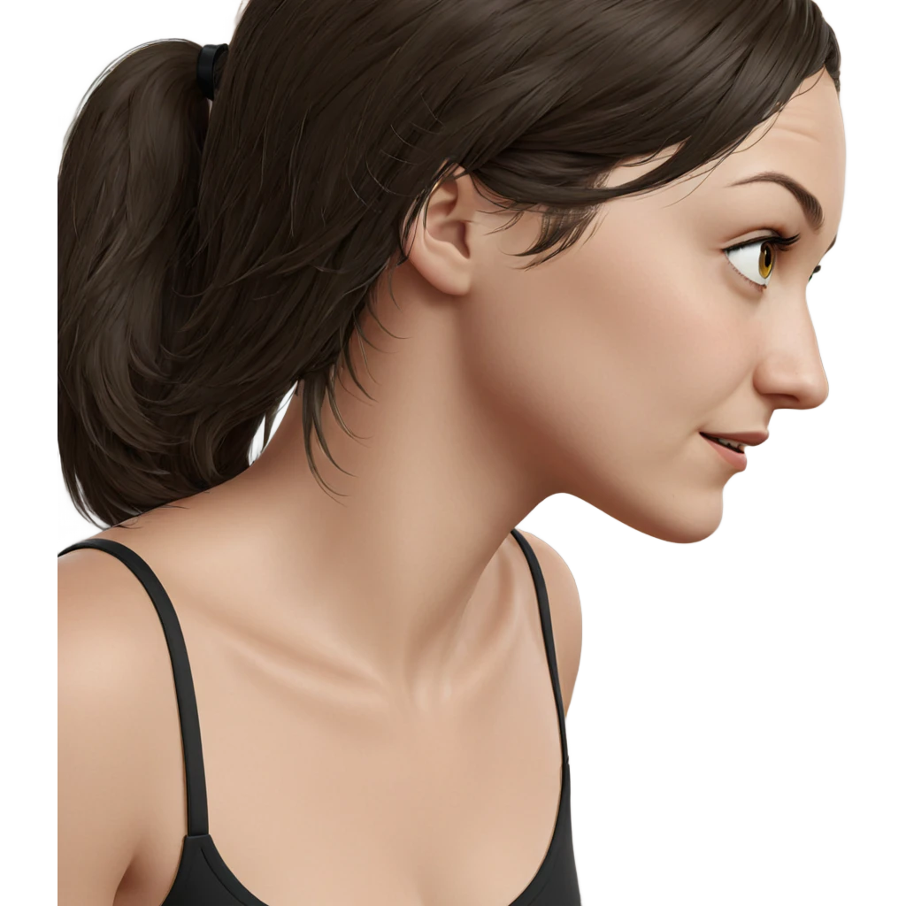 realistic portrait of a girl emoji