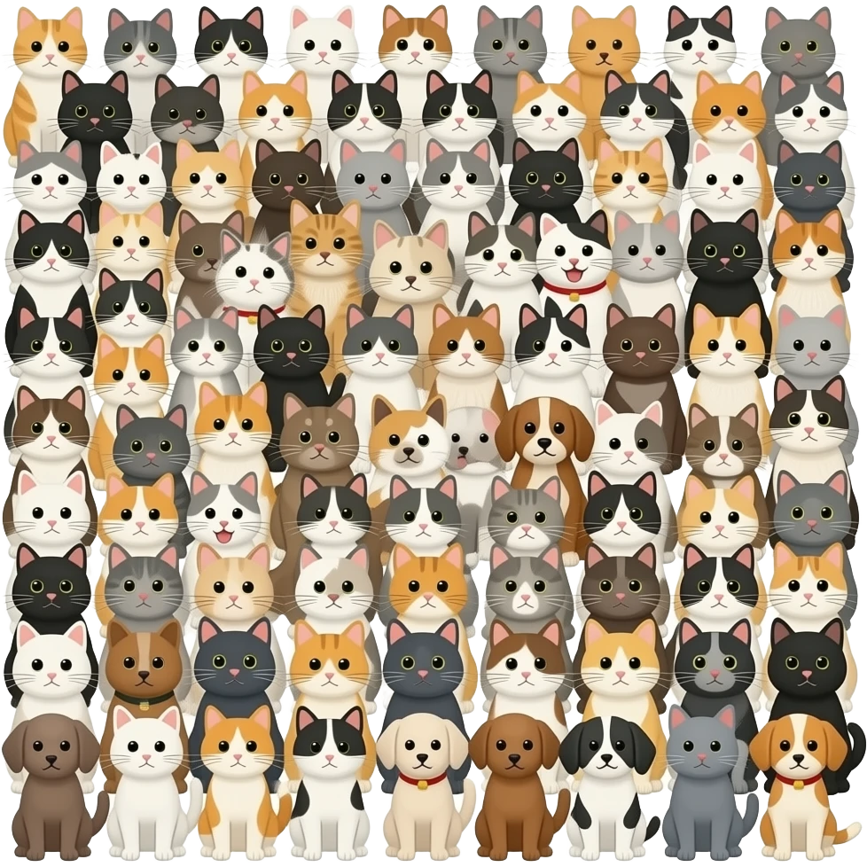 10000 little cat 500000 little dog hook up emoji