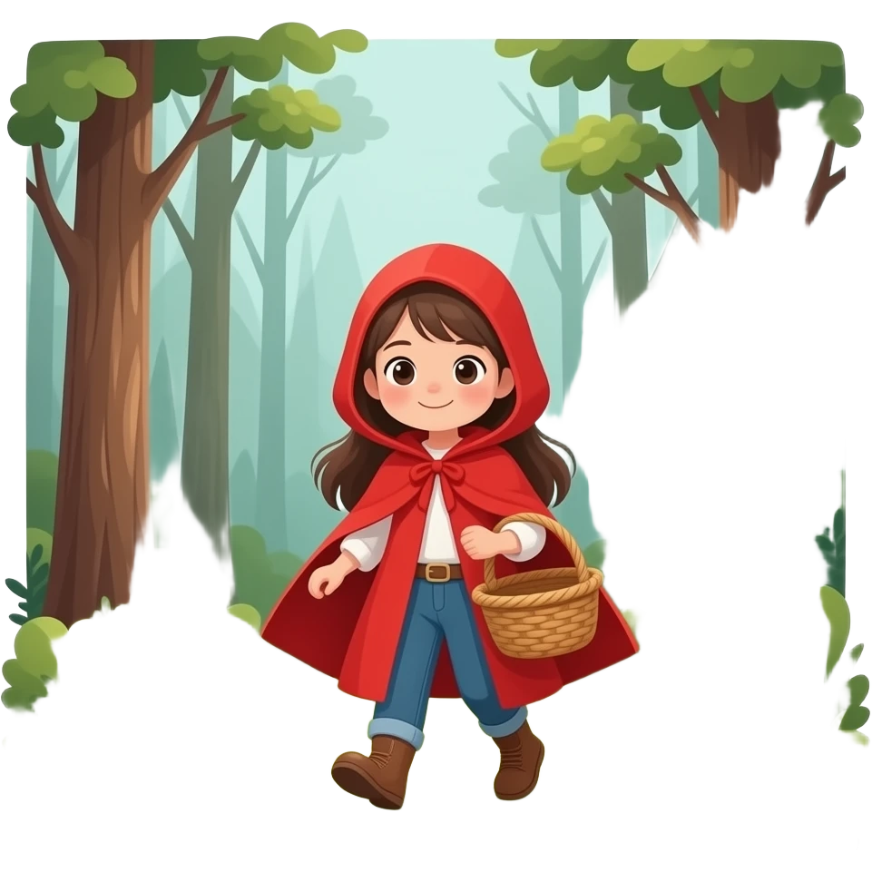 little Red Riding Hood emoji