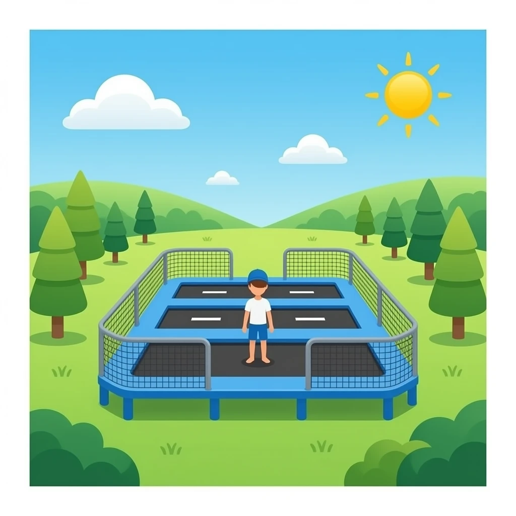 Trampoline park emoji