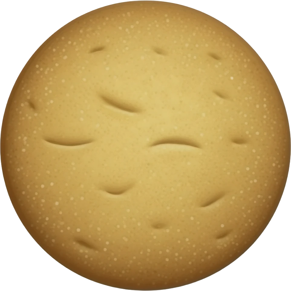 A ginger cookie emoji