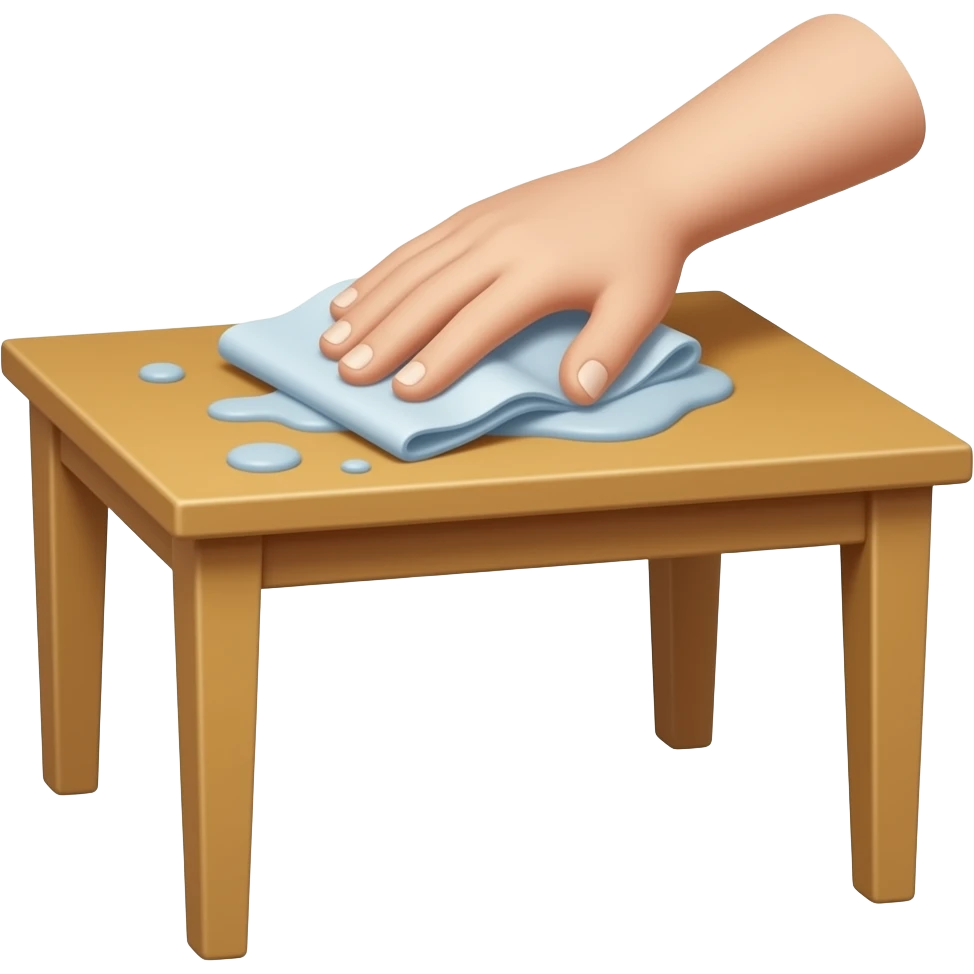 table cleaning emoji