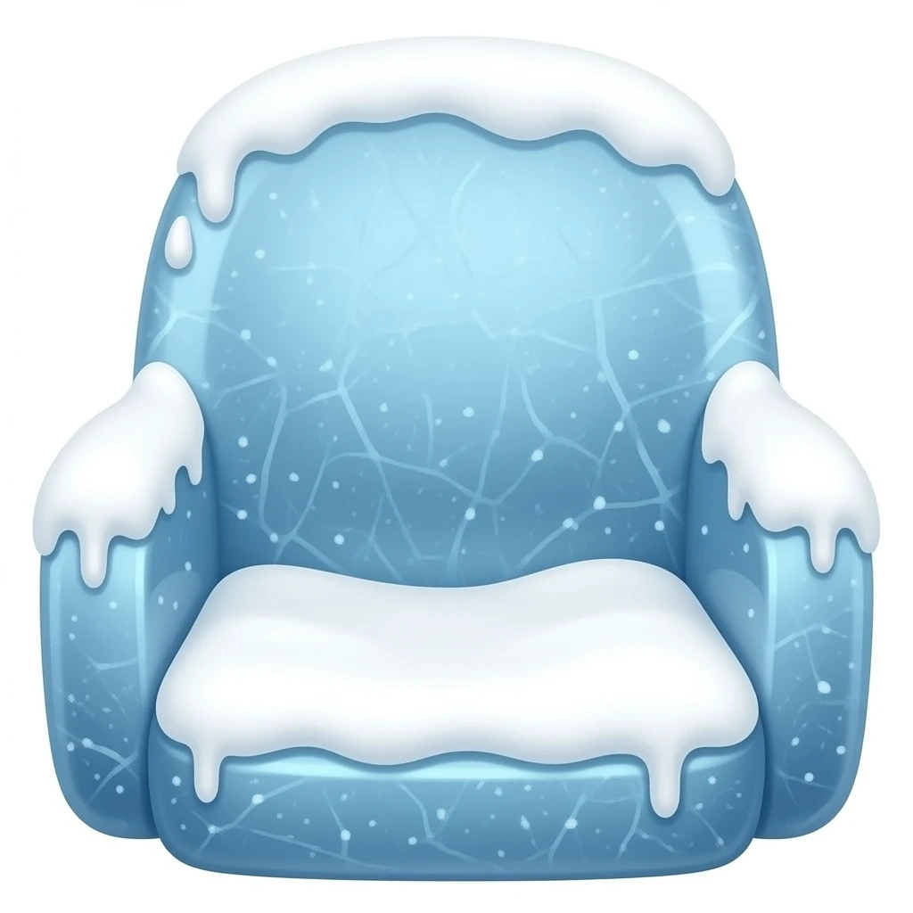 frosted in ice courtside seat emoji