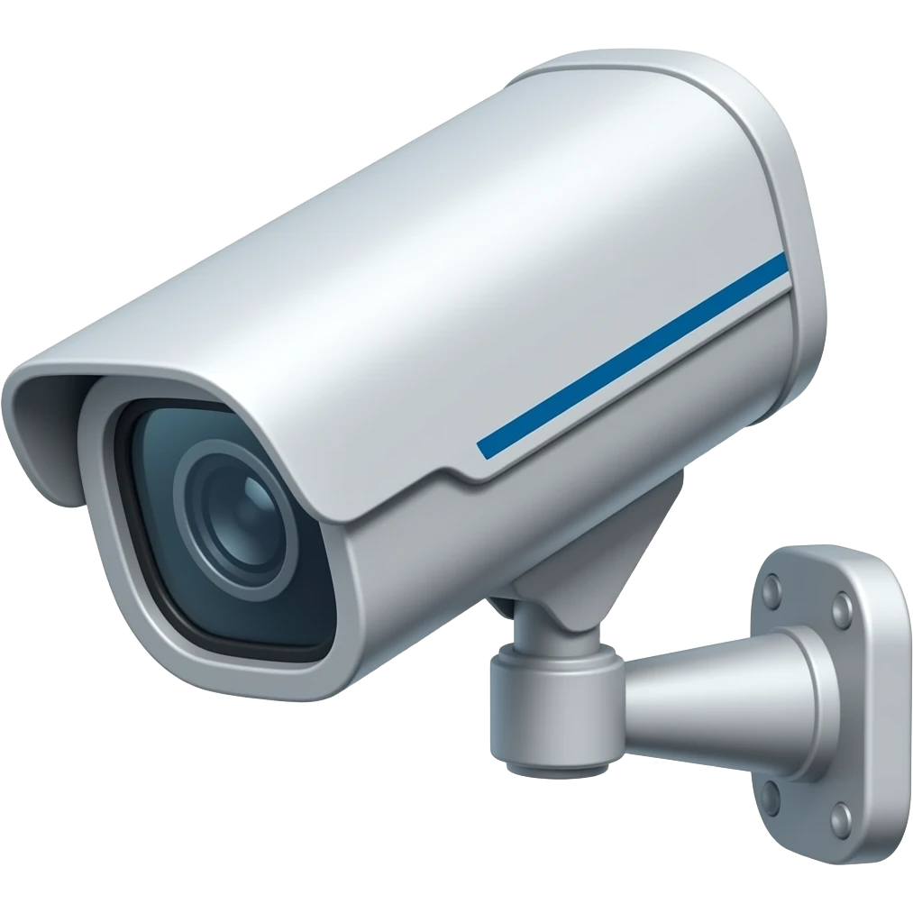 Cctv camera to the right emoji